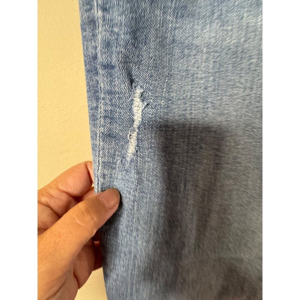 Gap Button Fly High Waist Distressed True Skinny Women's Jeans Size 14/ 32 - Picture 3 of 16